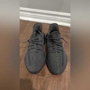 Adidas Black Yeezy Knit Sneakers